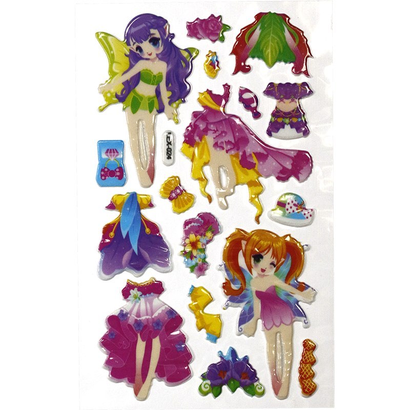 BETWEEN STICKERS FAIRIES AND OUTFIT TITANUM CRAFT-FUN SERIES LXE-024